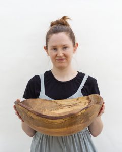 spalted live edge bowl