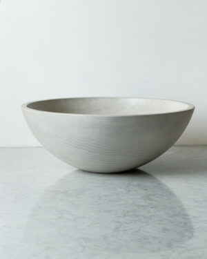 15" white oak wood bowls