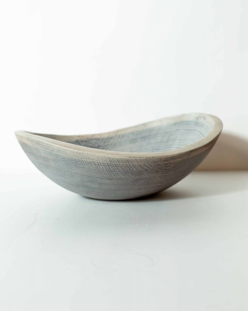 driftwood oval bowls