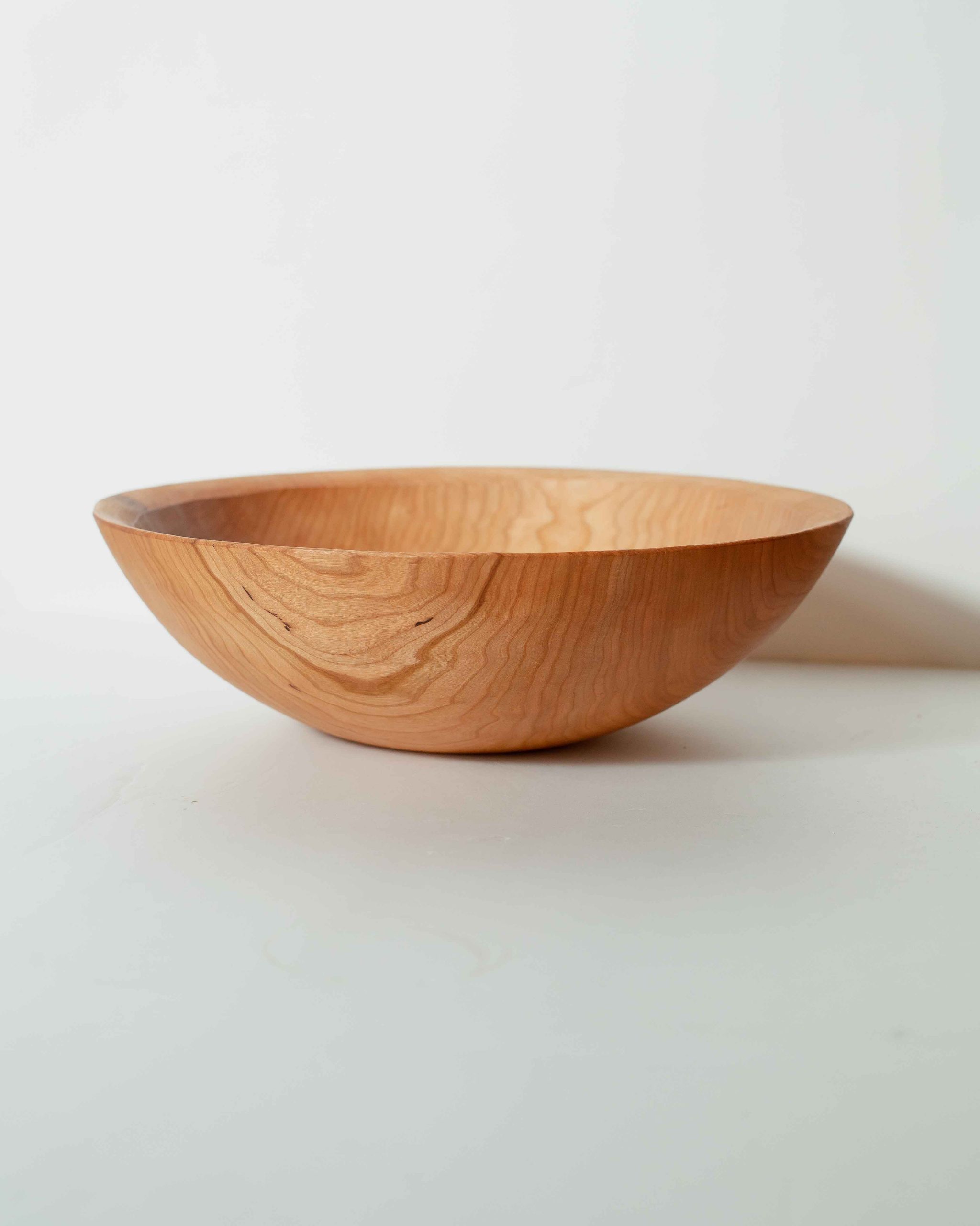 13" Cherry bowls hand turned by spencer peterman
