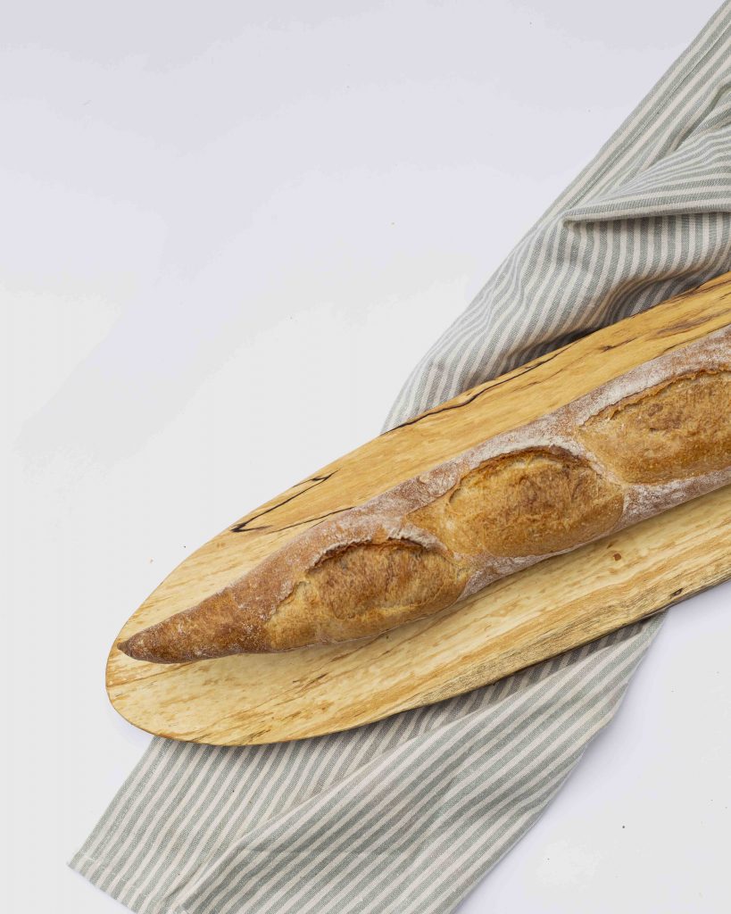 spalted maple baguette board by spencer peterman