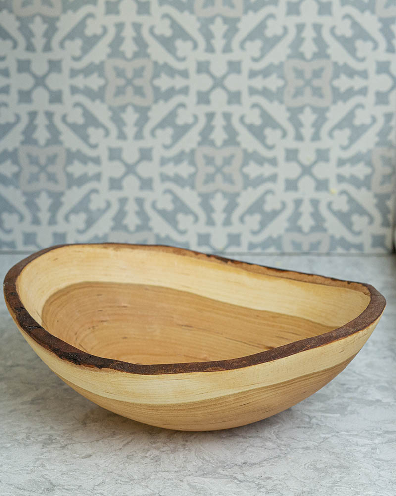 live edge Cherry bowl