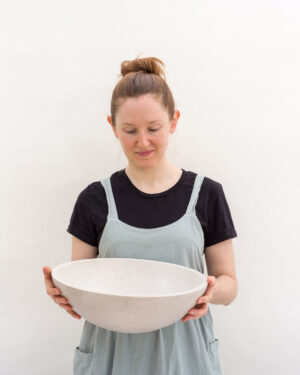 white pearl bowl