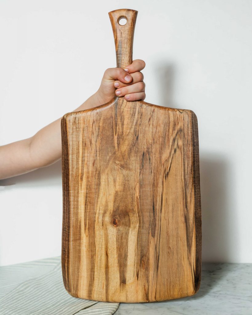 spalted maple cutting board by spencer peterman