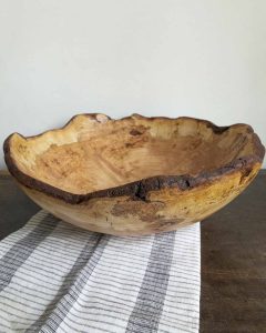 Spencer Peterman handcrafted burl bowl