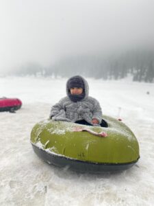 Sledding in Western MA.