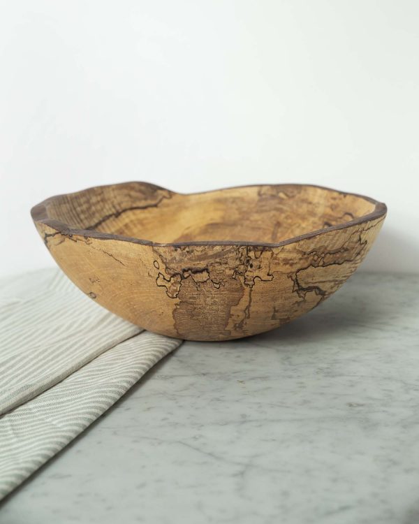 Live edge Spalted Maple bowl
