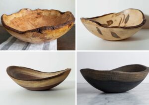 timeless kitchen collection of handcrafted wooden bowls