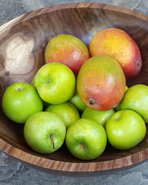 BOGO Sale 13" Cherry, Ambrosia or Black Walnut salad bowls buy one get 10" Free