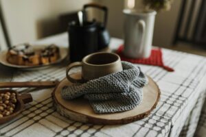 wood anniversary gift coaster