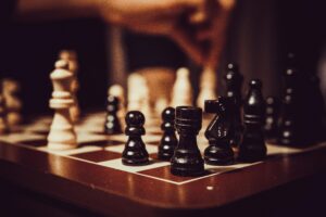 wood anniversary gift chess board