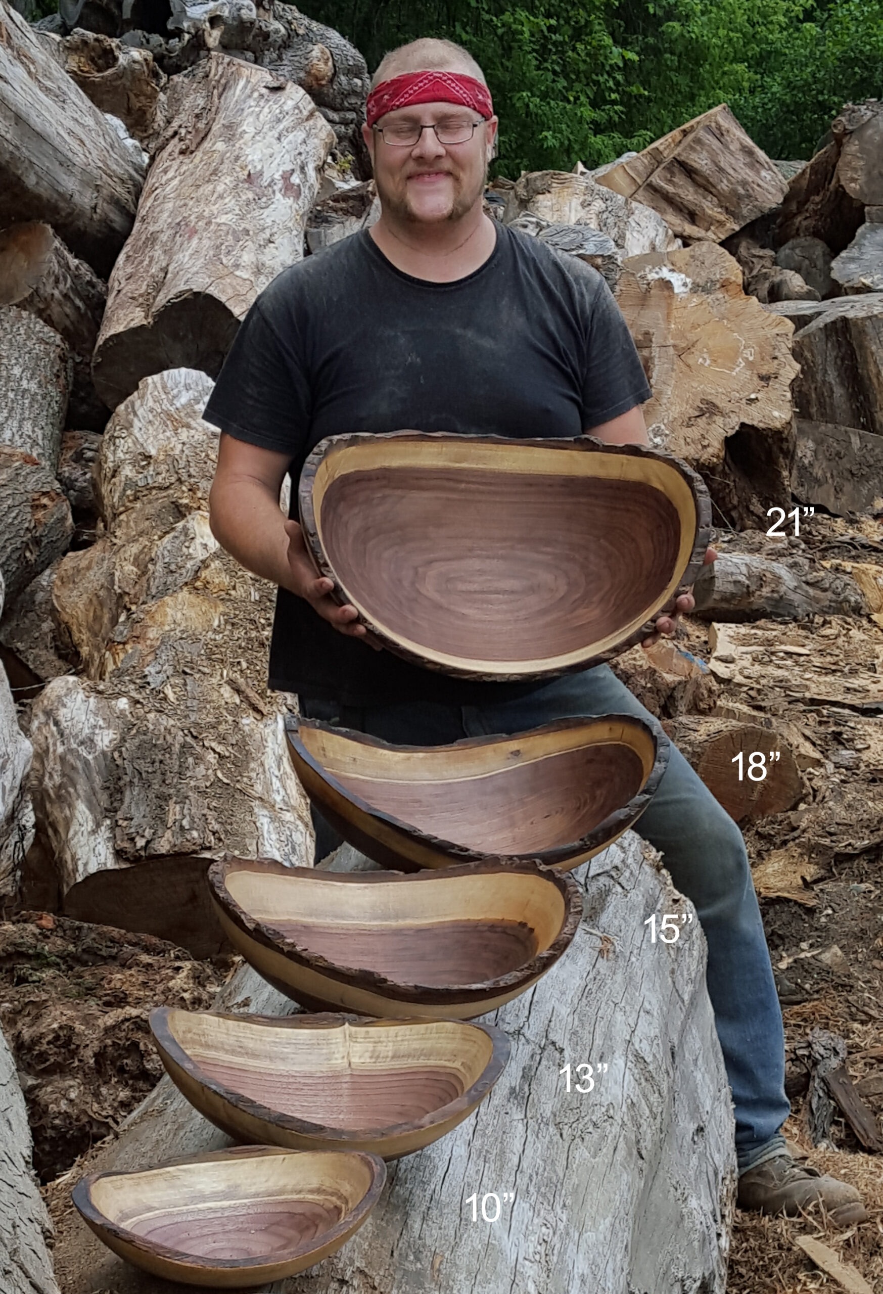 BLACK WALNUT OVALS