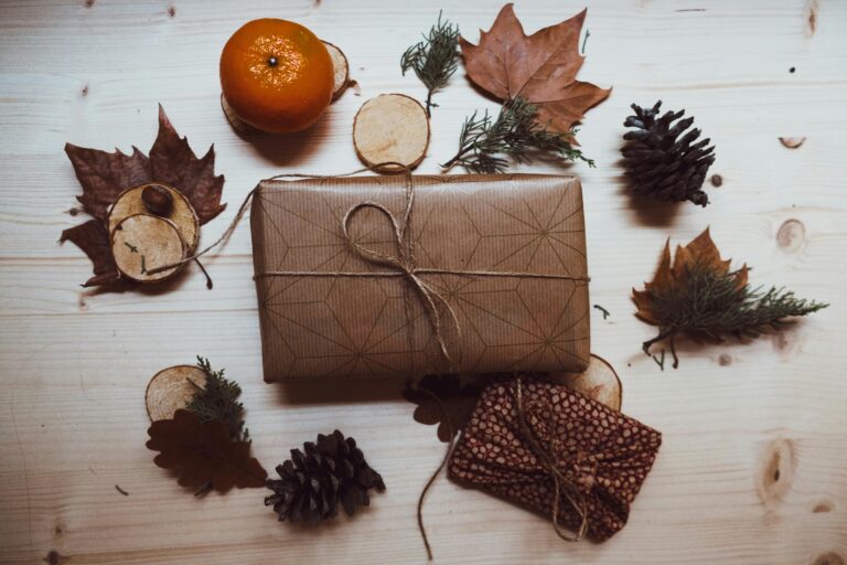 natural gift wrap