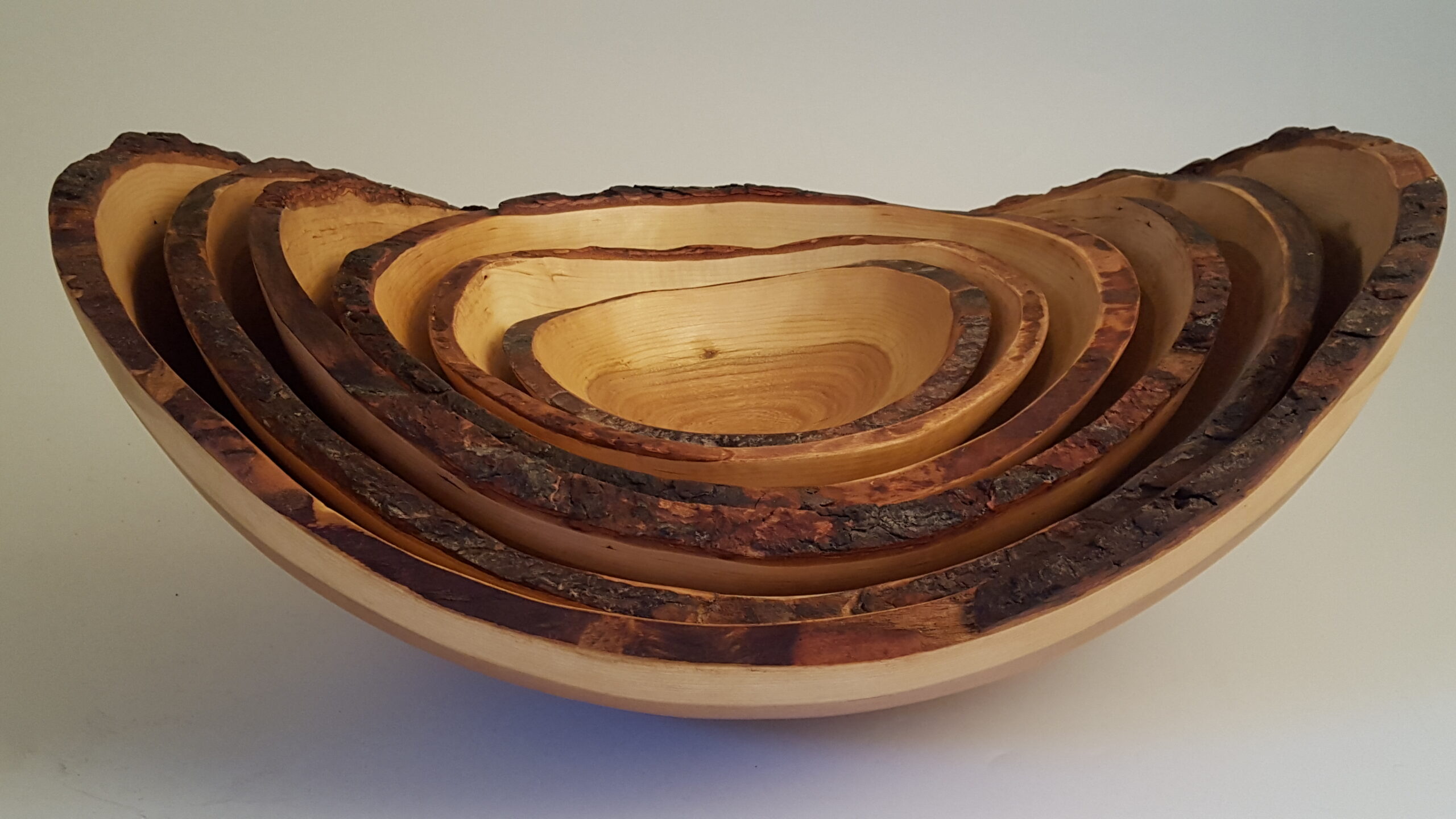 Live Edge Cherry Wood Bowl (21")