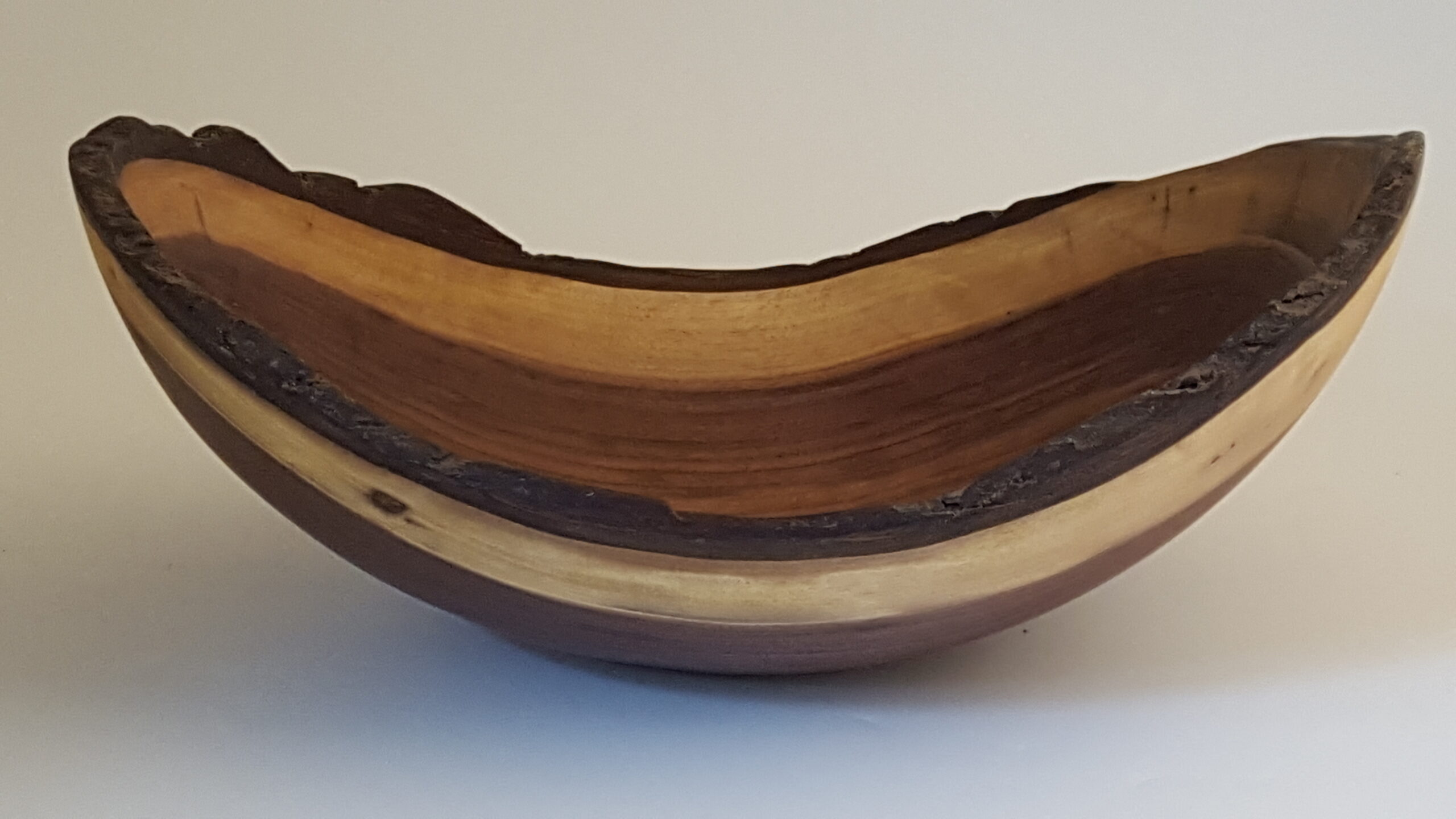 Live Edge Black Walnut Wood Bowl (18")